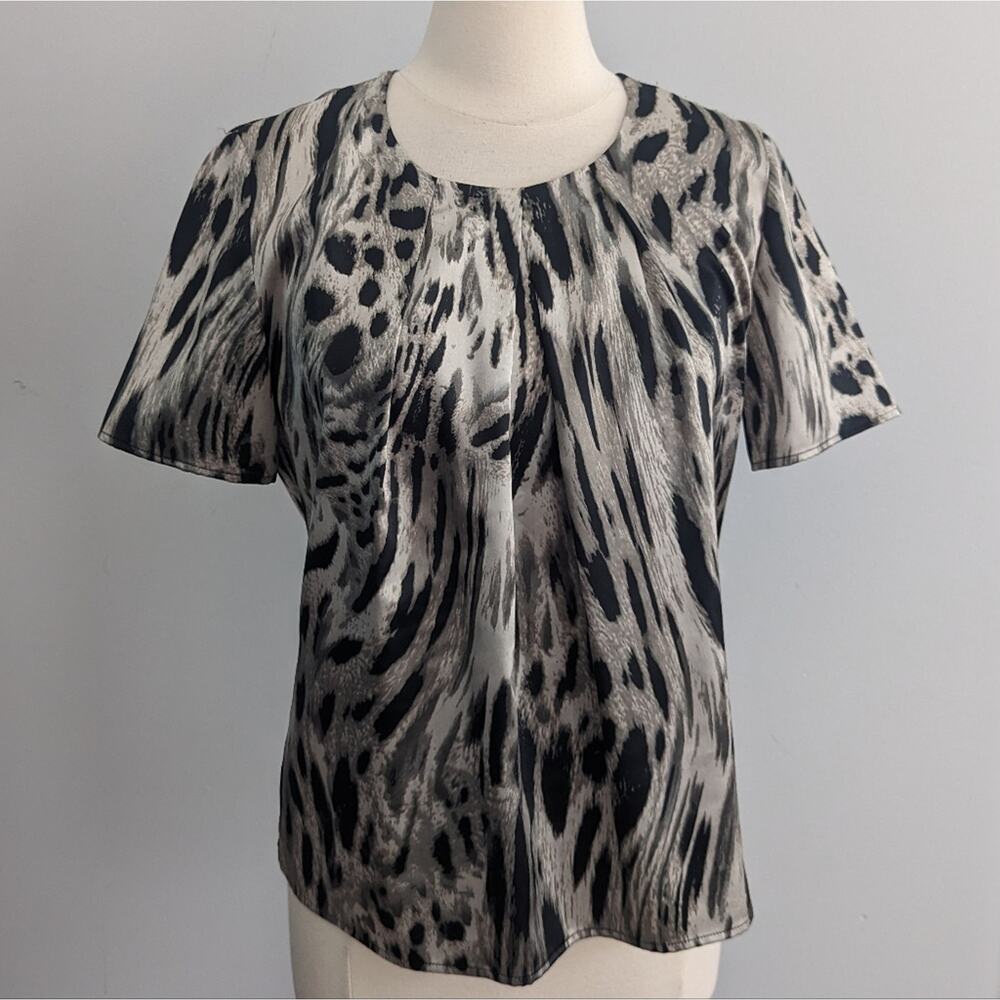 Women's Basler Silky Leopard Top Size 38 Approx Size 8
